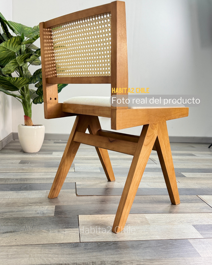 Silla Napi de Madera Acolchada