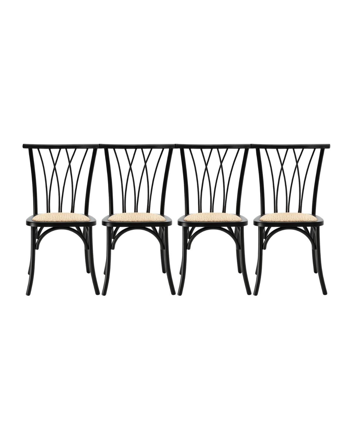 Pack 4 Sillas Amelia de Madera