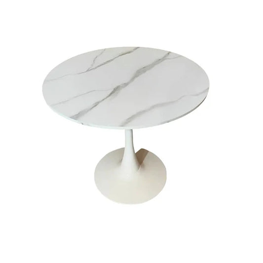 Mesa Tulip simil Marmol 80 cm