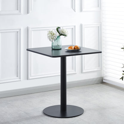 Mesa Tubo MDF 70x70 cm NEGRO