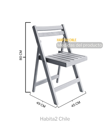 Silla Plegable Woody