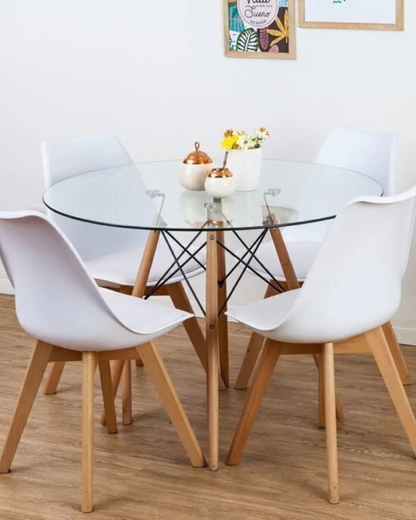 Comedor Tulip Glass