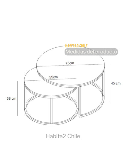 Mesa de centro Nido Top
