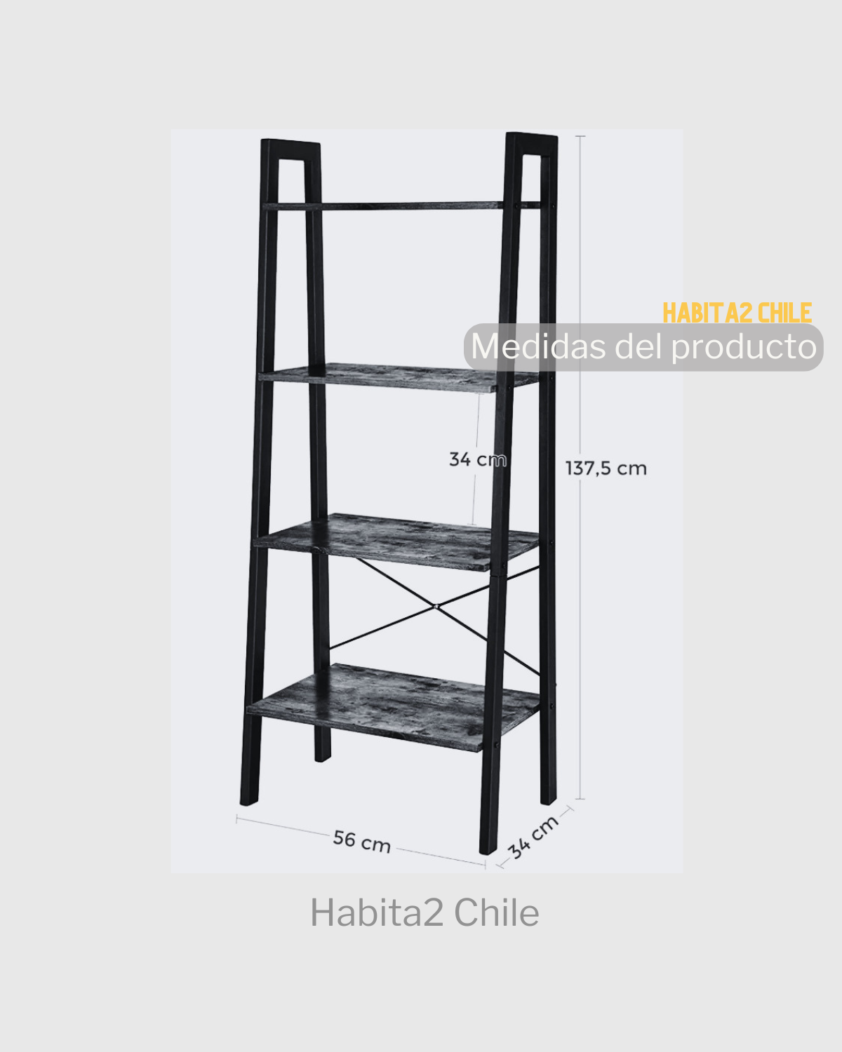 Repisa Polonia 137x56x34cm