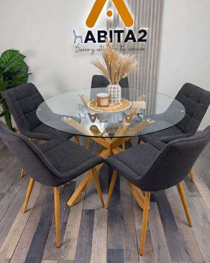 Comedor Nordic Merichair Wood