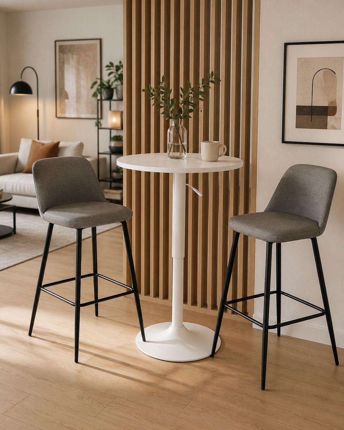 Mesa Brooklyn Ajustable Redonda 60cm