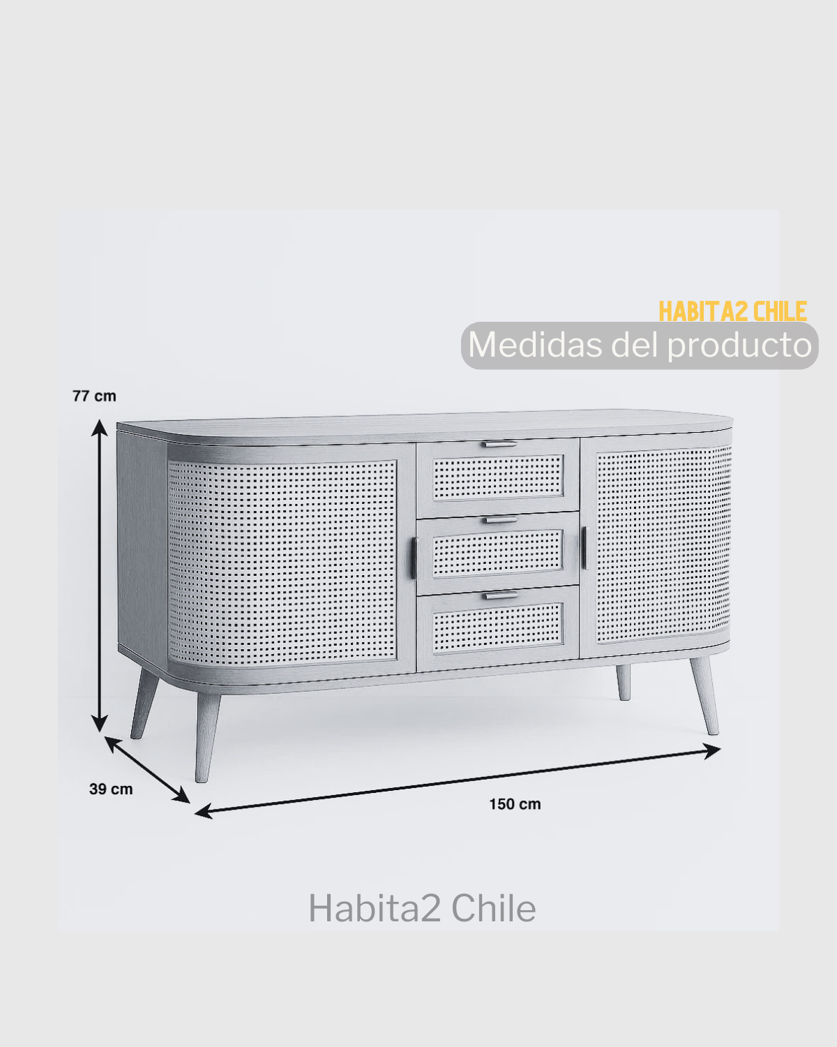Rack Positano Rattan