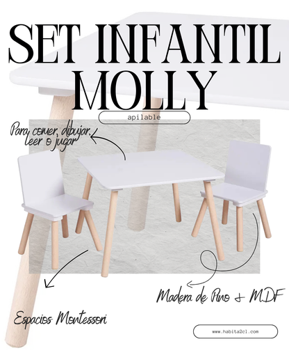 Set Comedor Infantil Molly
