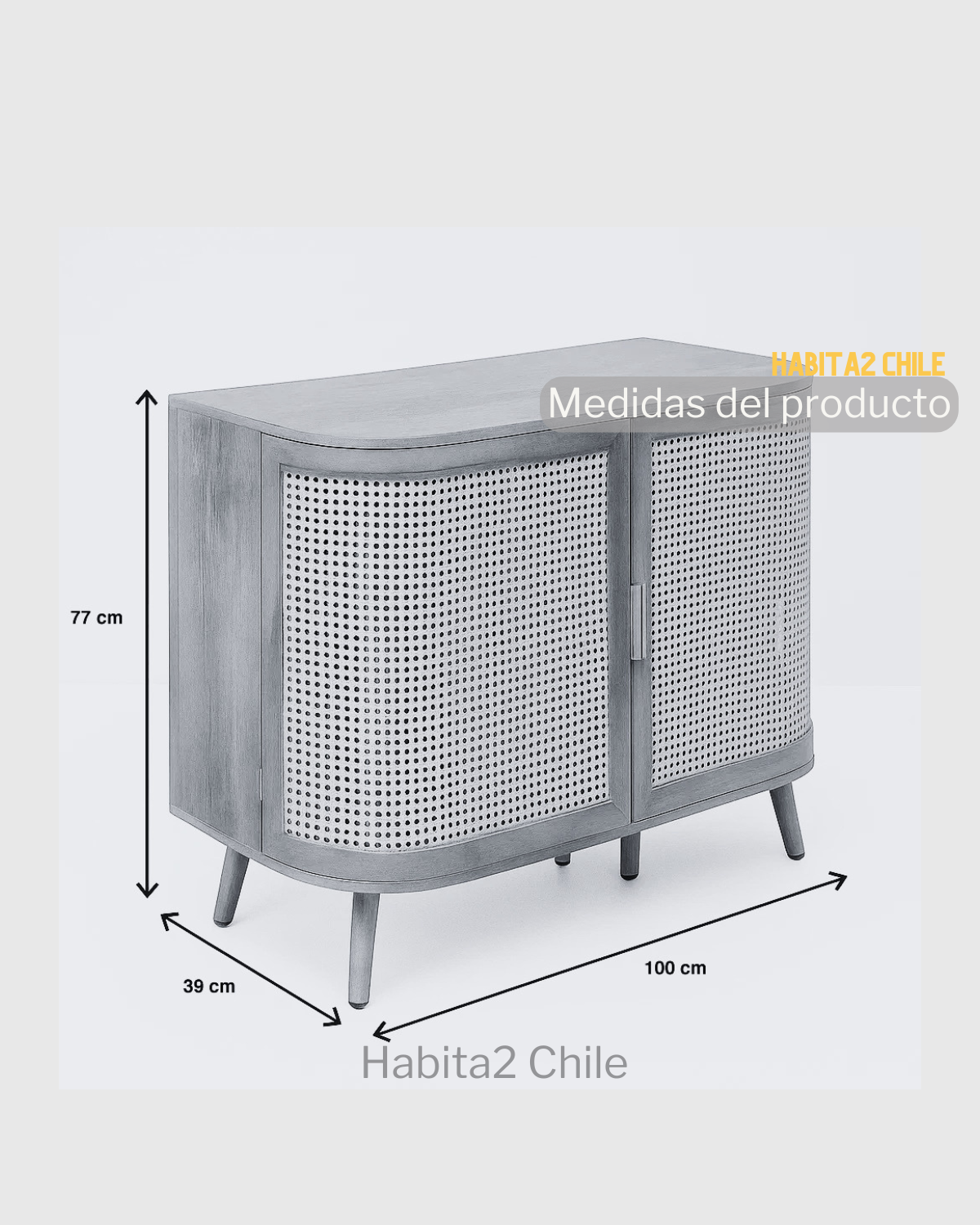 Comoda Positano Rattan