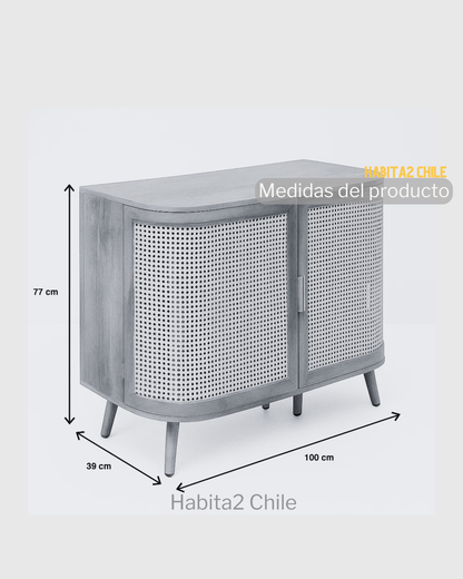 Comoda Positano Rattan