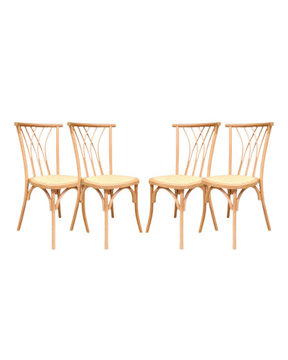 Pack 4 Sillas Amelia de Madera