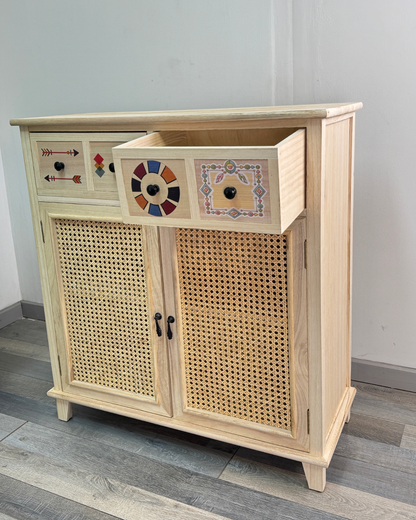 Mueble Pop Art 2 Cajones y Puertas