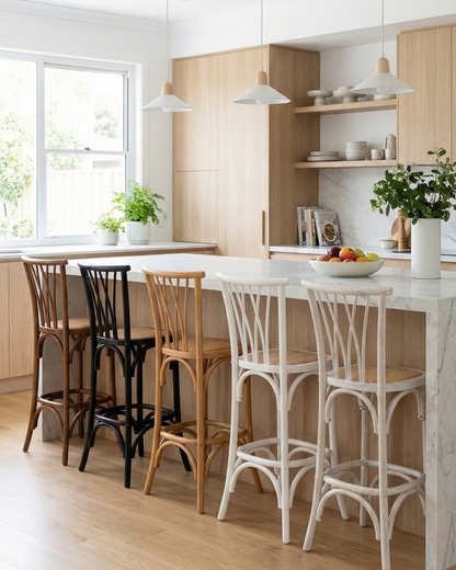 Taburete Amelia de Madera 66 cm