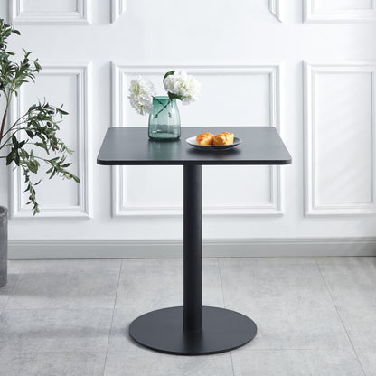 Mesa Tubo MDF 70x70 cm NEGRO