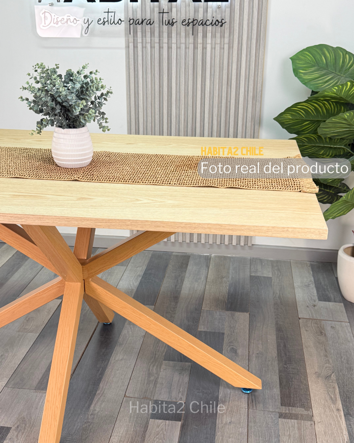 Mesa Escandinava Rectangular 140x90cm