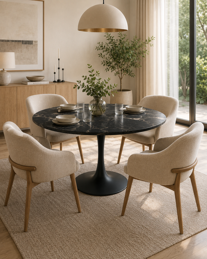 Mesa Tulip Piedra 100 cm