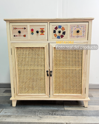 Mueble Pop Art 2 Cajones y Puertas