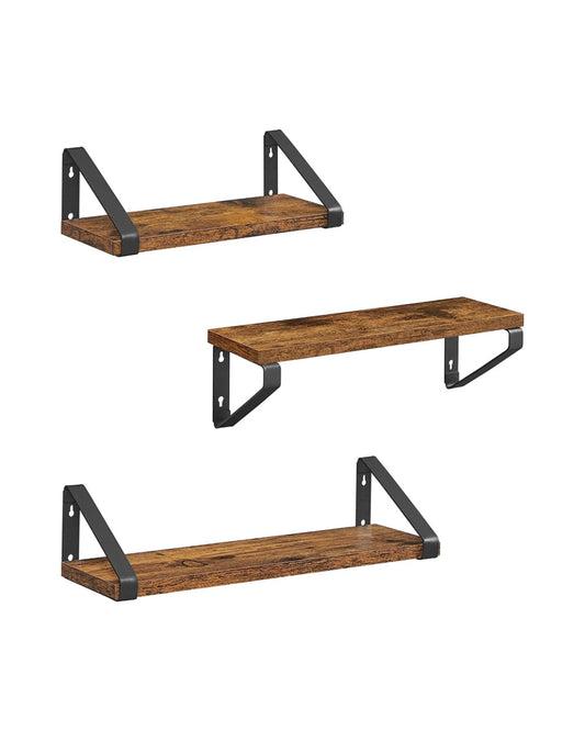Set 3 Repisas Flotantes Rustic