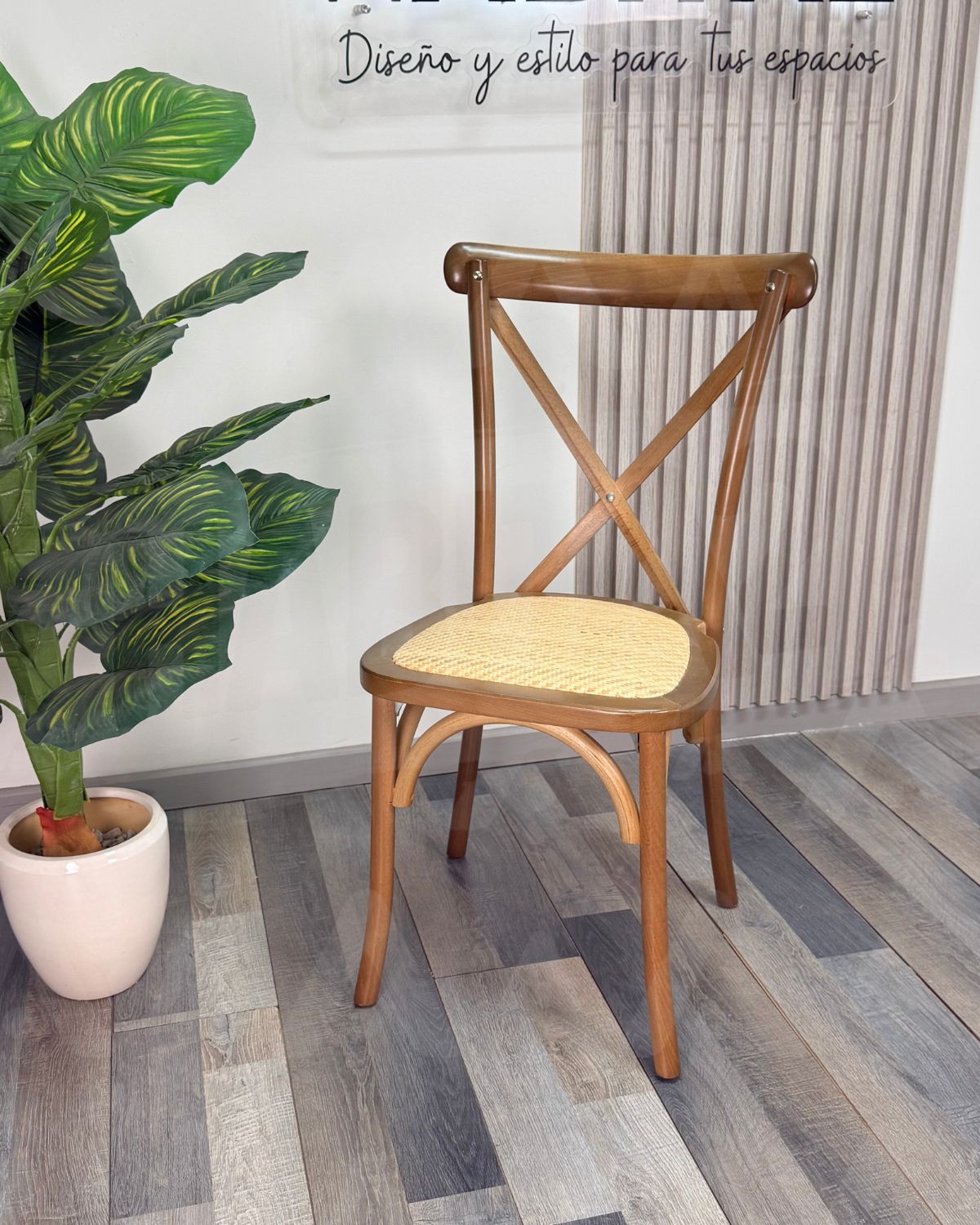 Silla Crossback de Madera