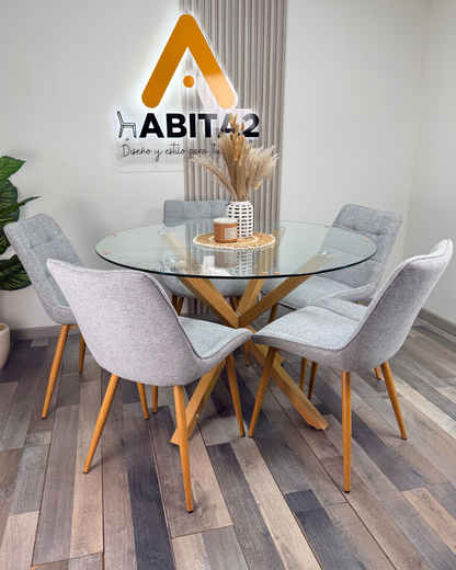 Comedor Nordic Merichair Wood