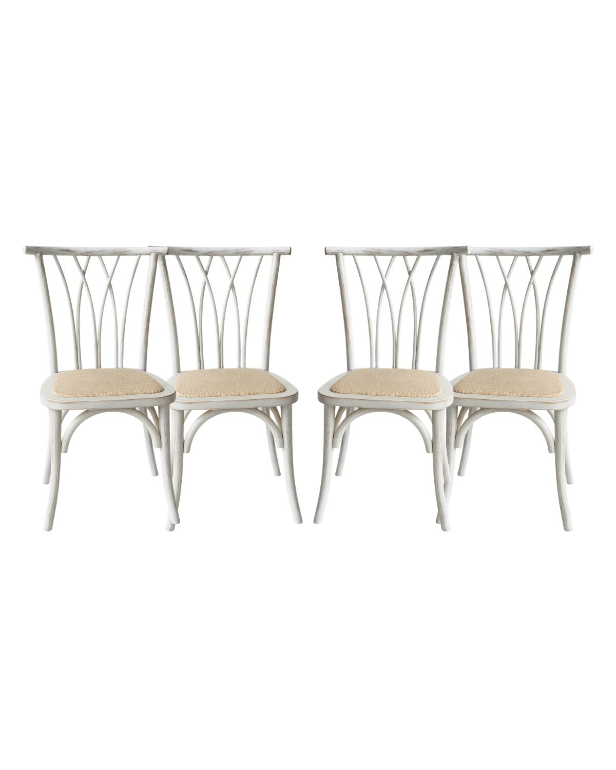 Pack 4 Sillas Amelia de Madera