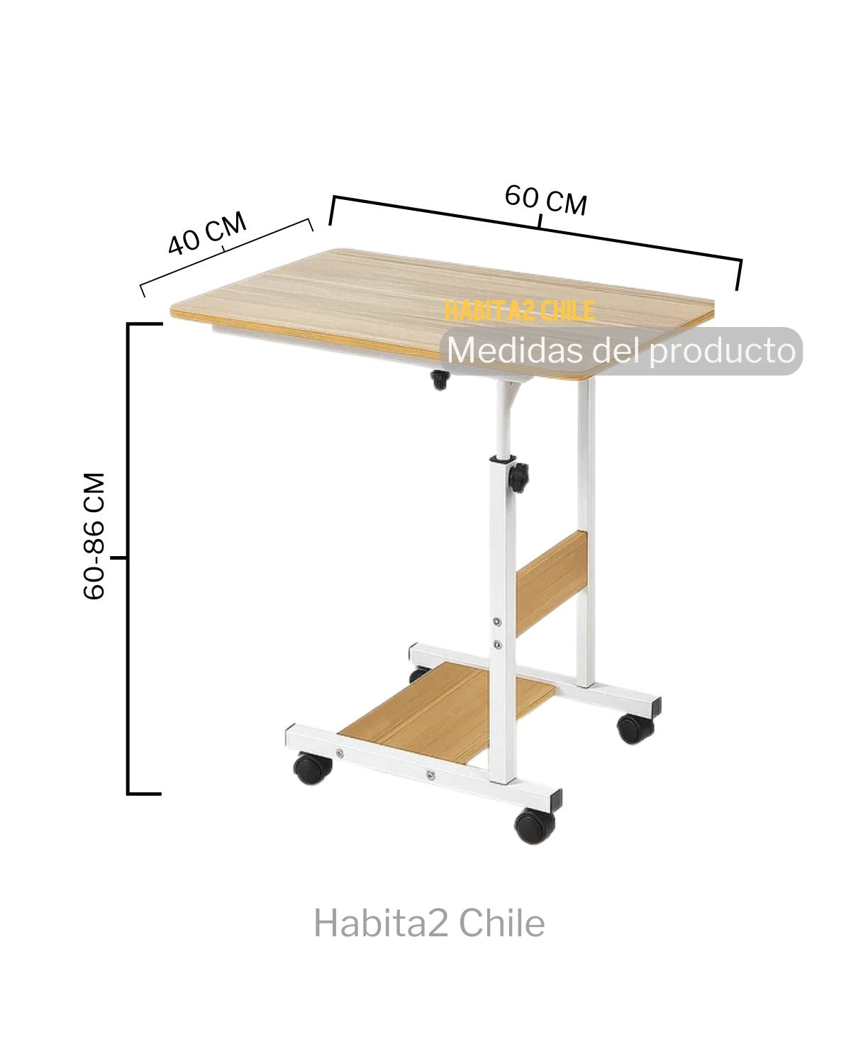 Mesa de Trabajo con ruedas