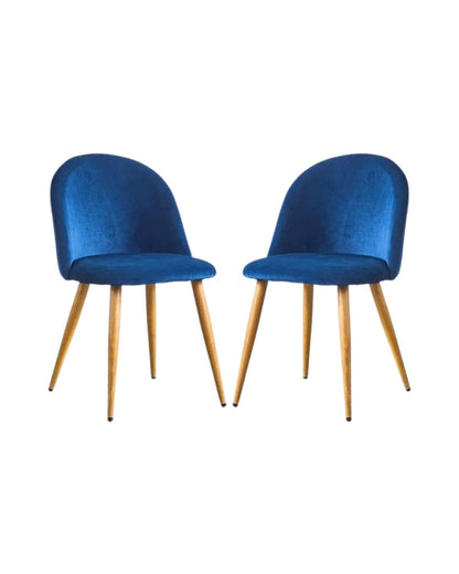 Pack 2 Sillas Nordic Felpa Wood