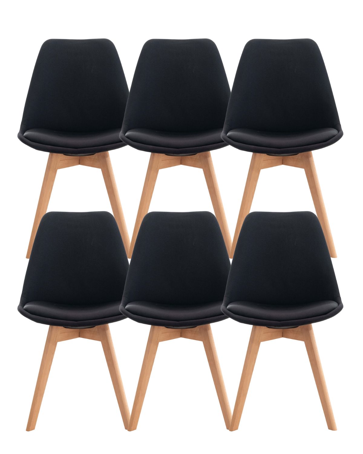 Pack 6 Sillas Tulip Lino