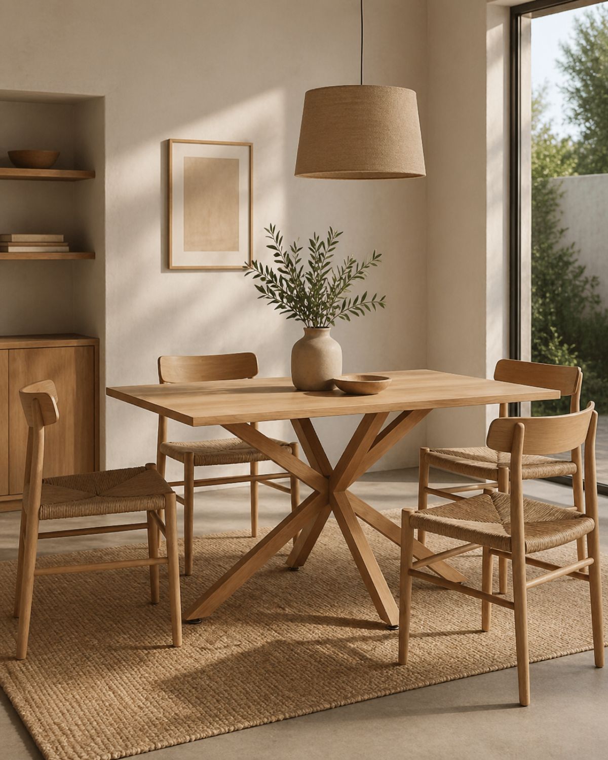 Mesa Escandinava Rectangular 160x90cm