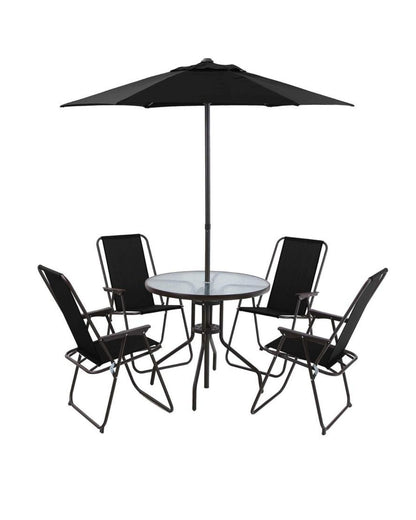 Comedor de Terraza con Quitasol