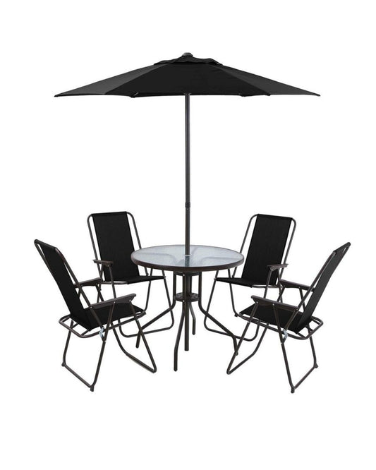 Comedor de Terraza con Quitasol