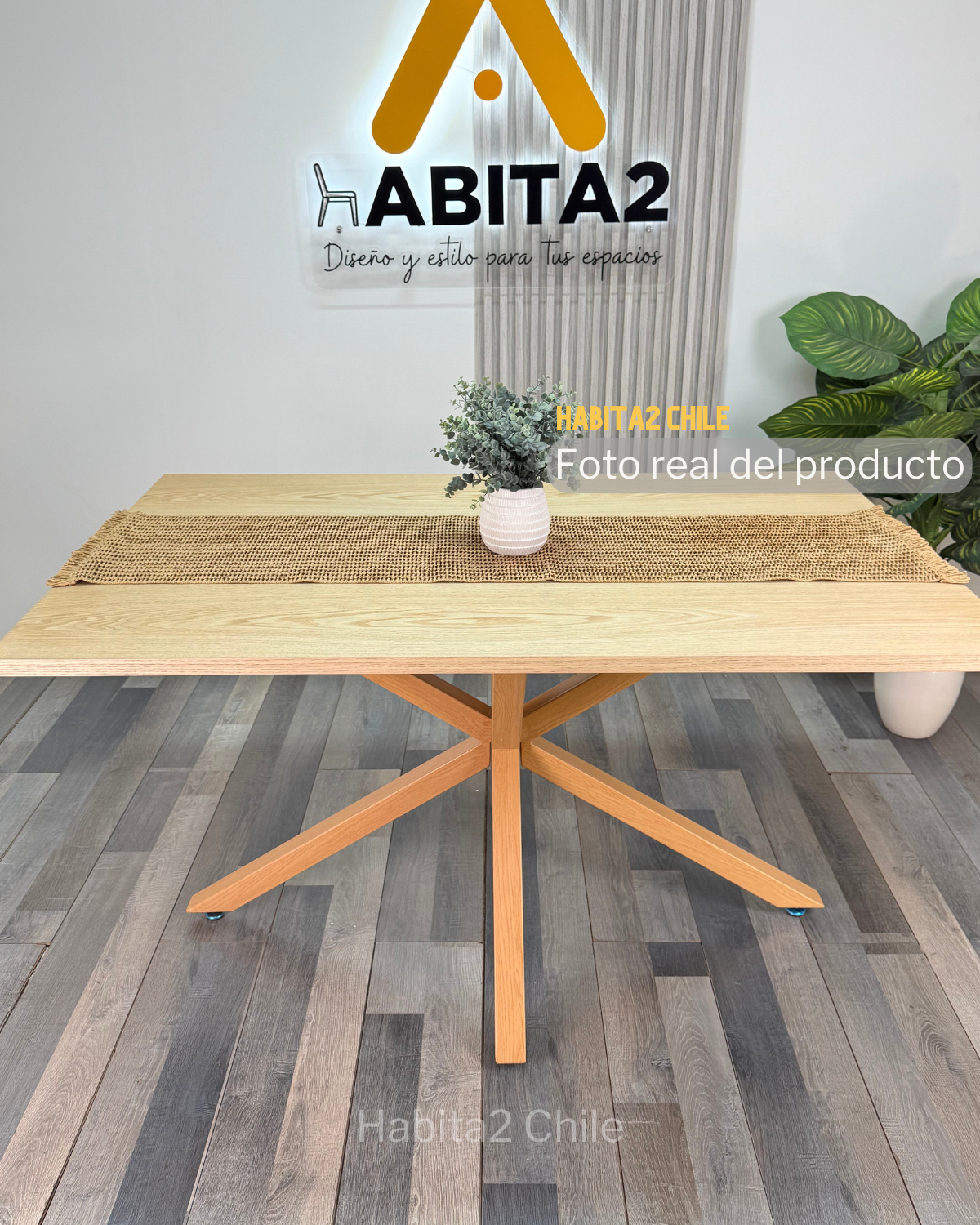 Mesa Escandinava Rectangular 140x90cm