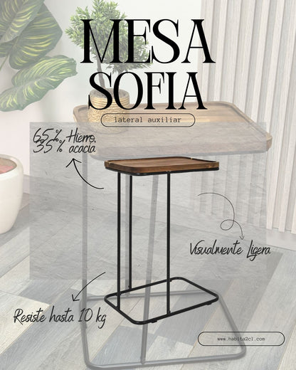 Mesa Auxiliar Lateral Sofia