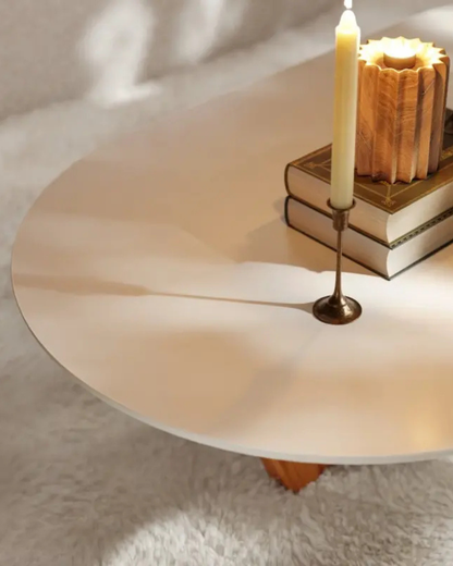 Mesa de Centro Oval 120x68cm