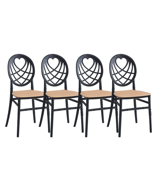 Pack 4 Sillas Amore Polipropileno