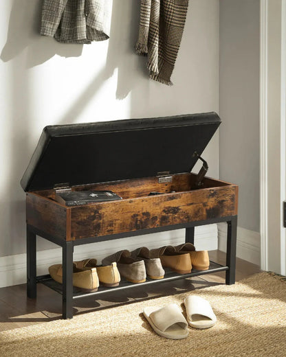 Banco Industrial con Baúl