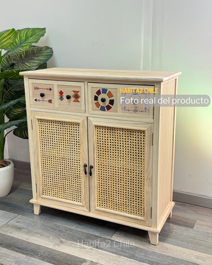 Mueble Pop Art 2 Cajones y Puertas