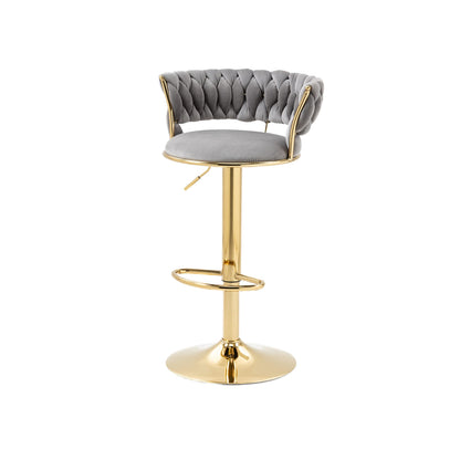 Taburete Queen Terciopelo (Ajustable)