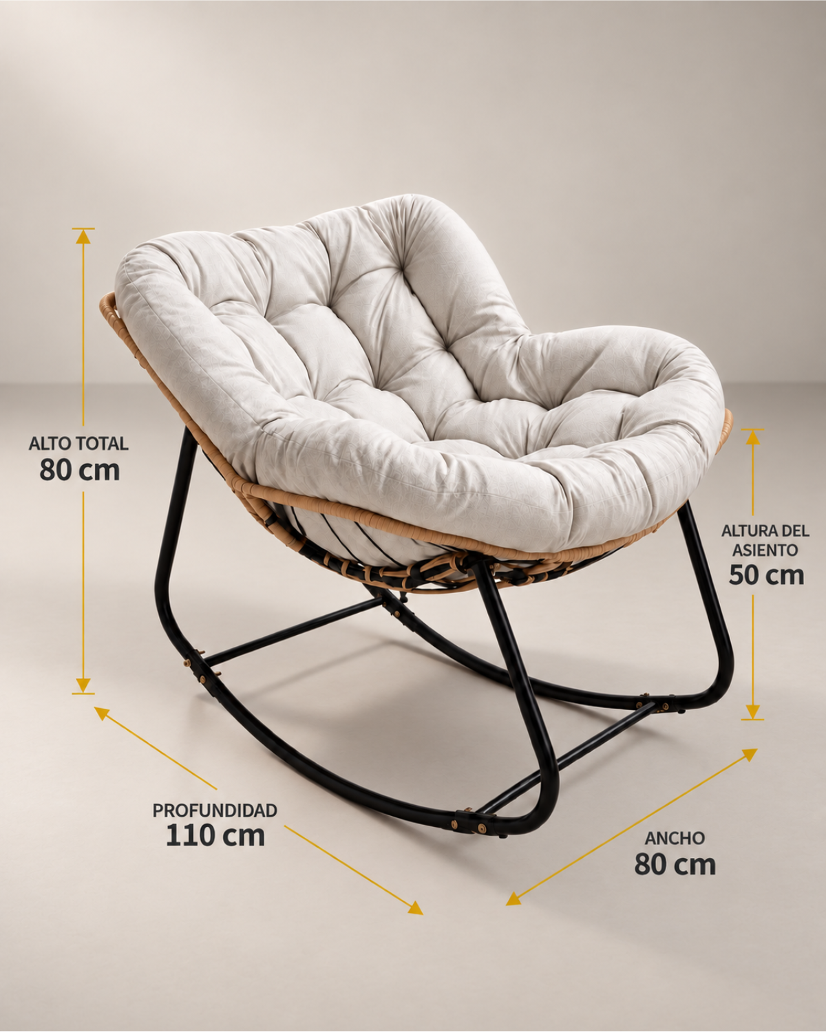 Sillon Mecedor Papasan