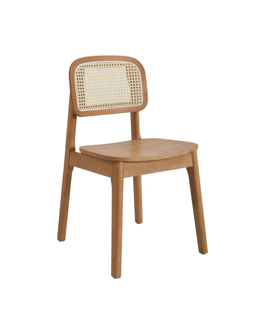 Silla Roxy Madera y Ratán