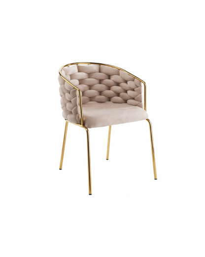 Sitial Arthur Terciopelo Gold