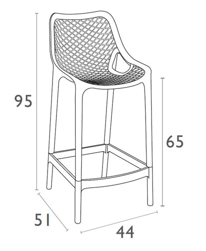 Taburete City 65 cm