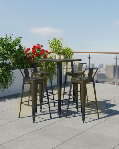 Set Tolix 77 cm Exterior