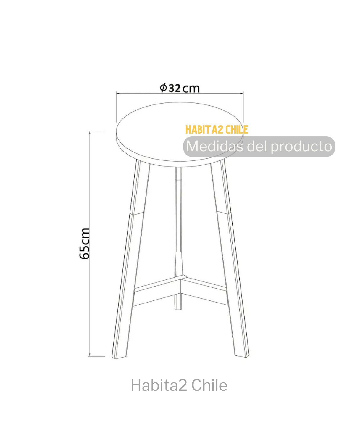 Piso Bar Homelike 65 cm
