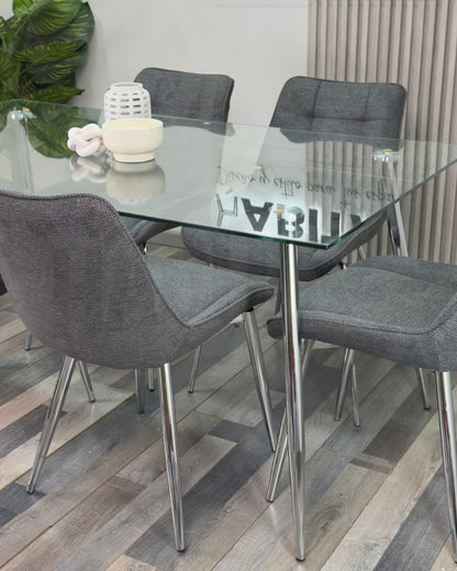 Comedor Merichair Prince Silver