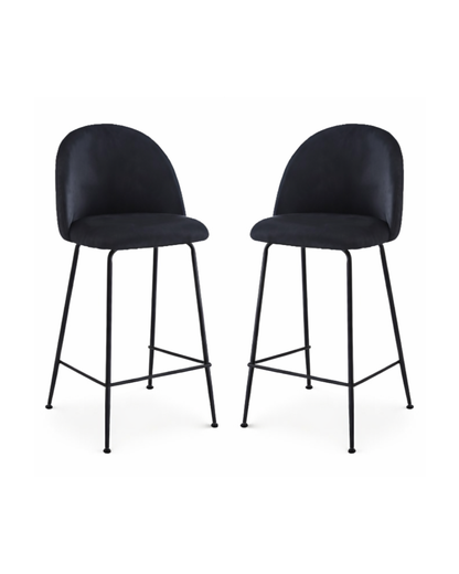 Pack 2 Taburete Deluxe Black