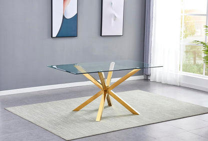 Mesa Madrid Gold 140x80