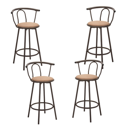 Pack 4 Silla de bar Giratoria