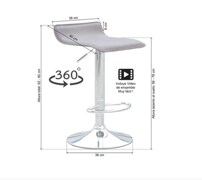 Silla de Bar Belinda (Ajustable)