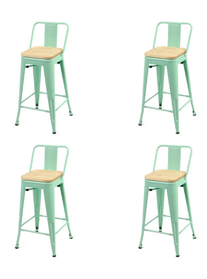 Pack 4 Taburetes Tolix Wood 66 Cm